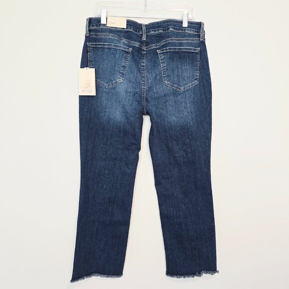 NWT NYDJ Marilyn Straight Ankle Jeans Size 12 Blue - Picture 2 of 8